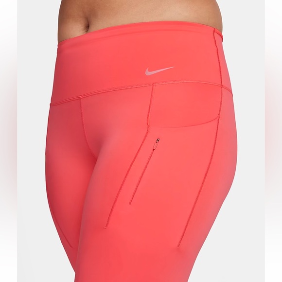 NWT Nike Go Firm Support Mid-Rise Full Length Leggings w/ Pockets Size M (8-10) - Picture 10 of 13